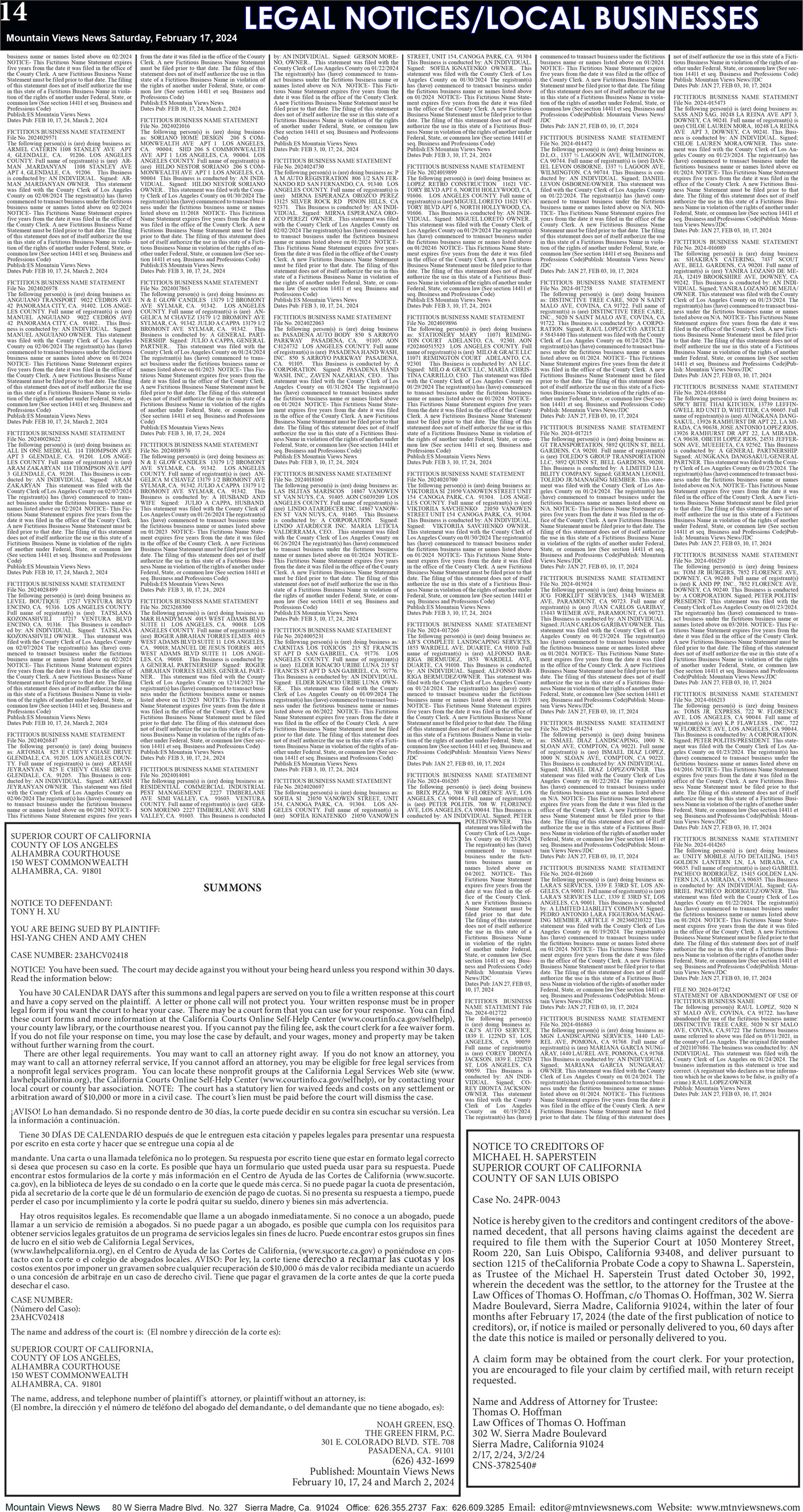 MVNews this week: Page 14