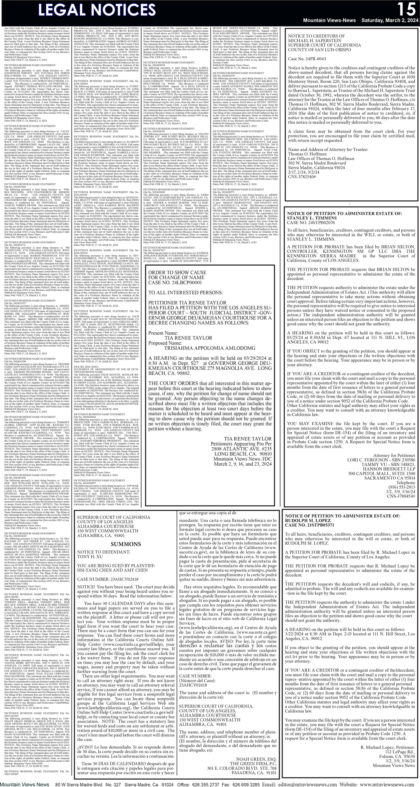 MVNews this week: Page 15