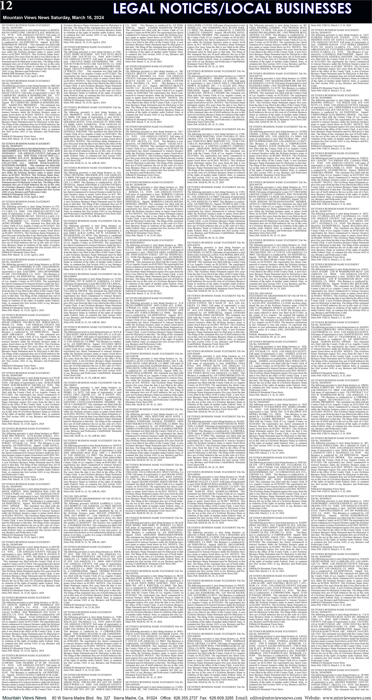 MVNews this week:  Page 12