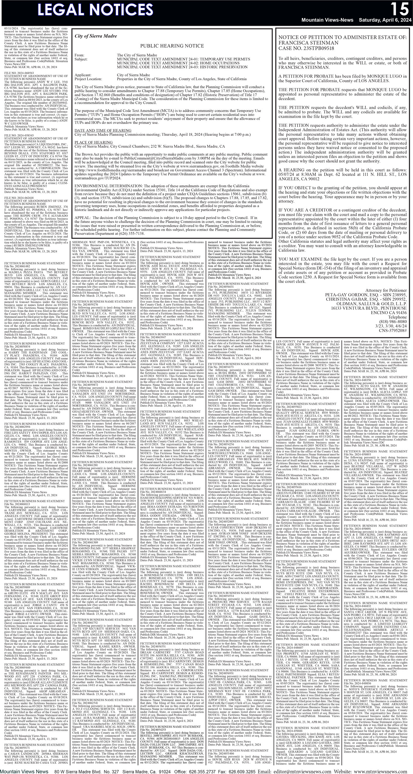 MVNews this week: Page 15