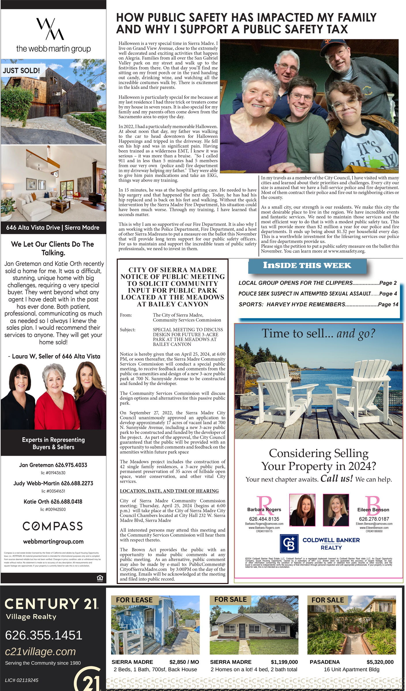 MVNews this week:  Page 1