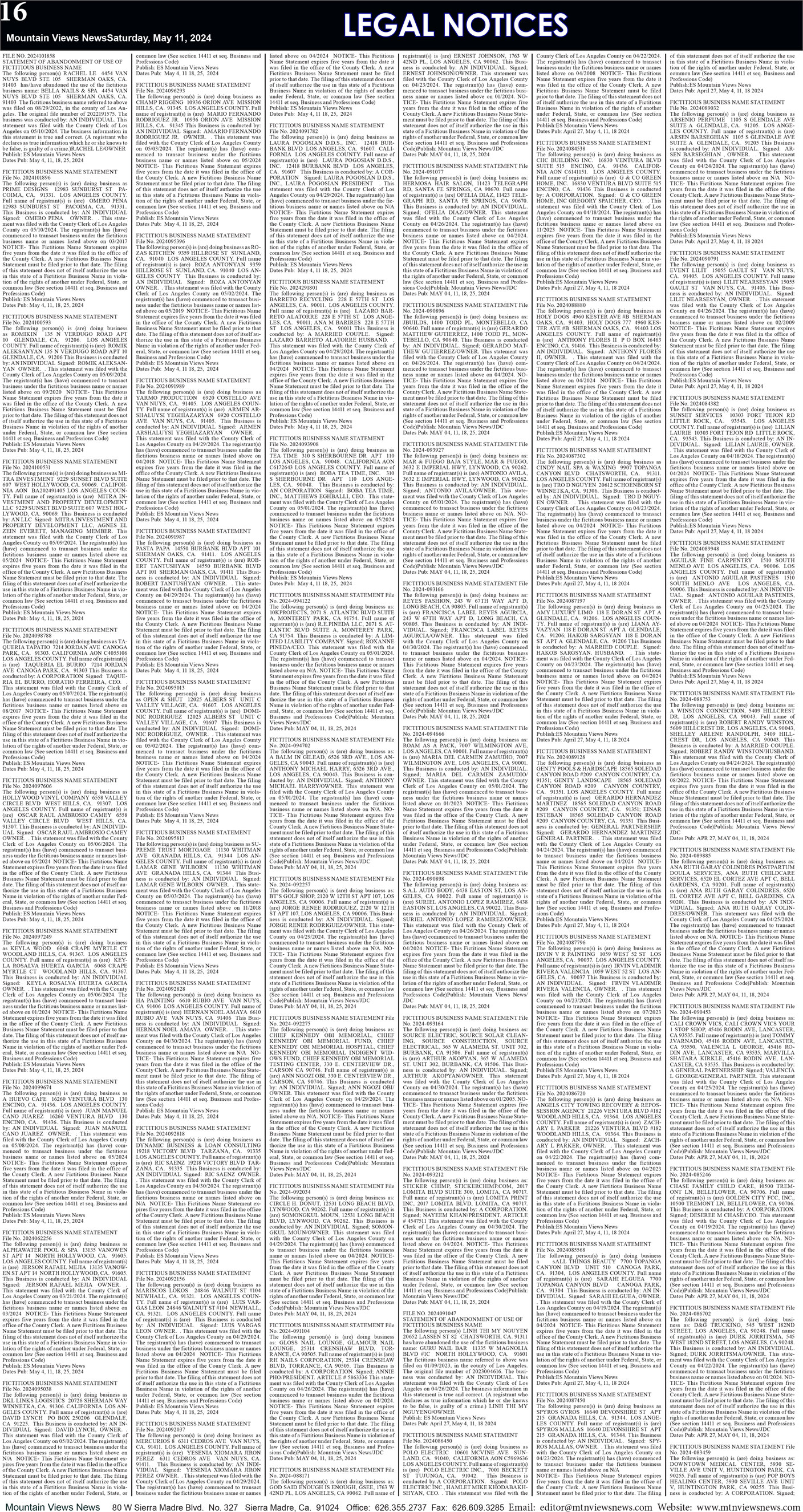 MVNews this week: Page 16