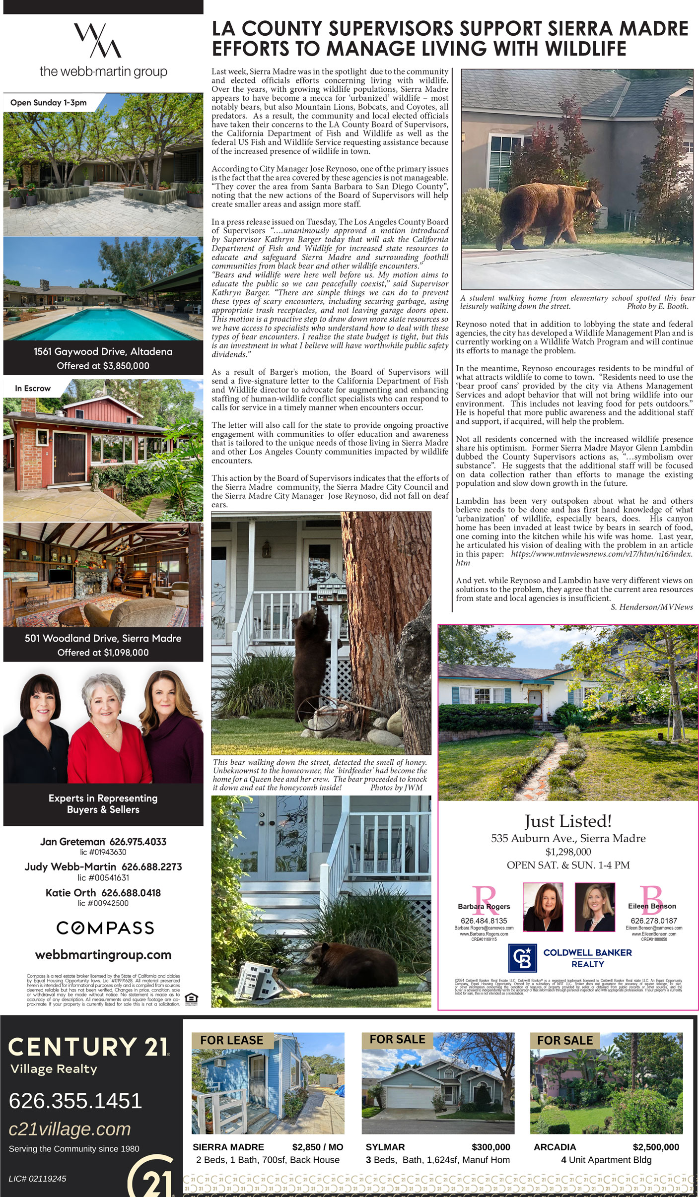 MVNews this week:  Page 1