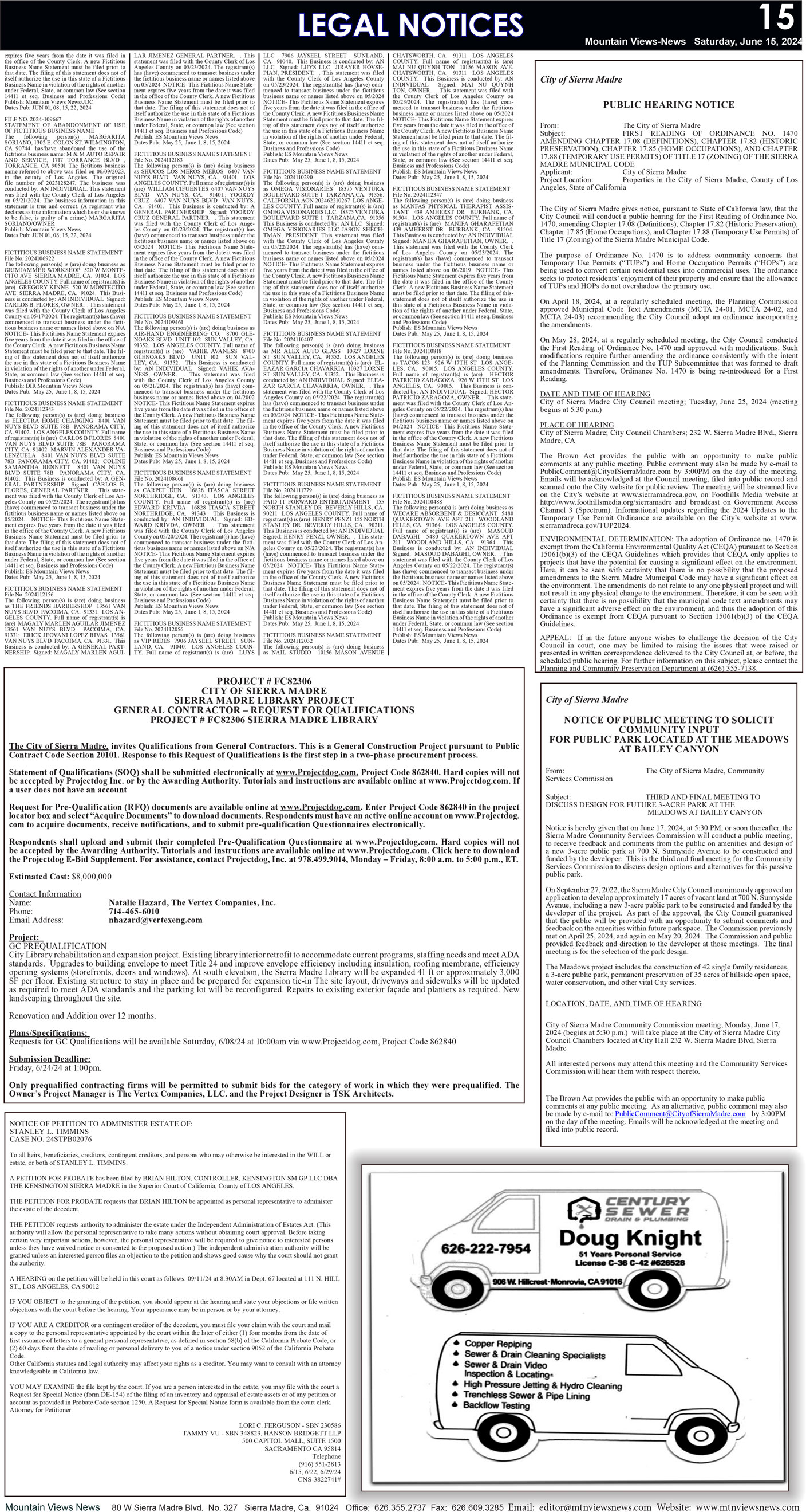 MVNews this week:  Page 15