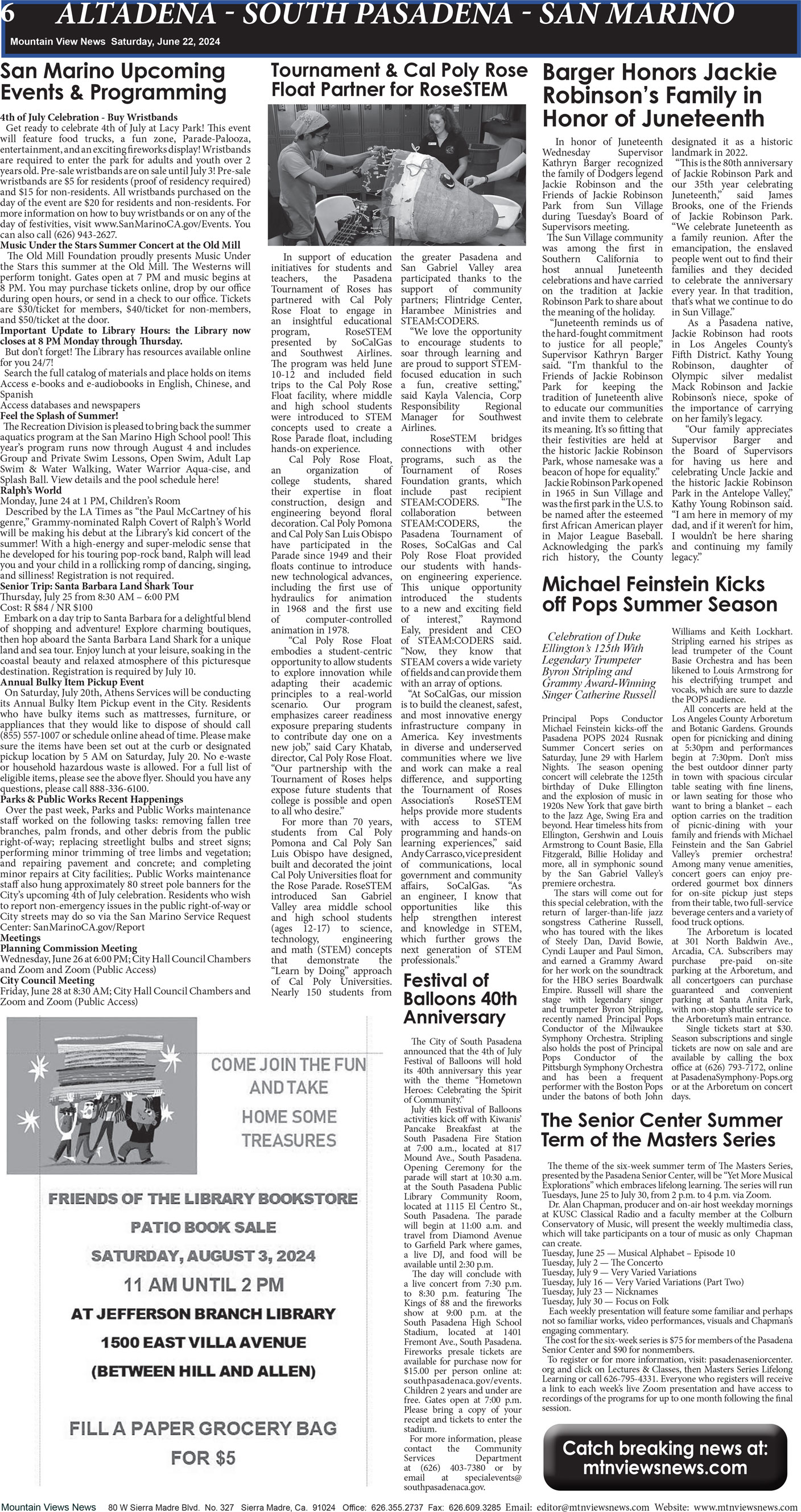 MVNews this week:  Page 6