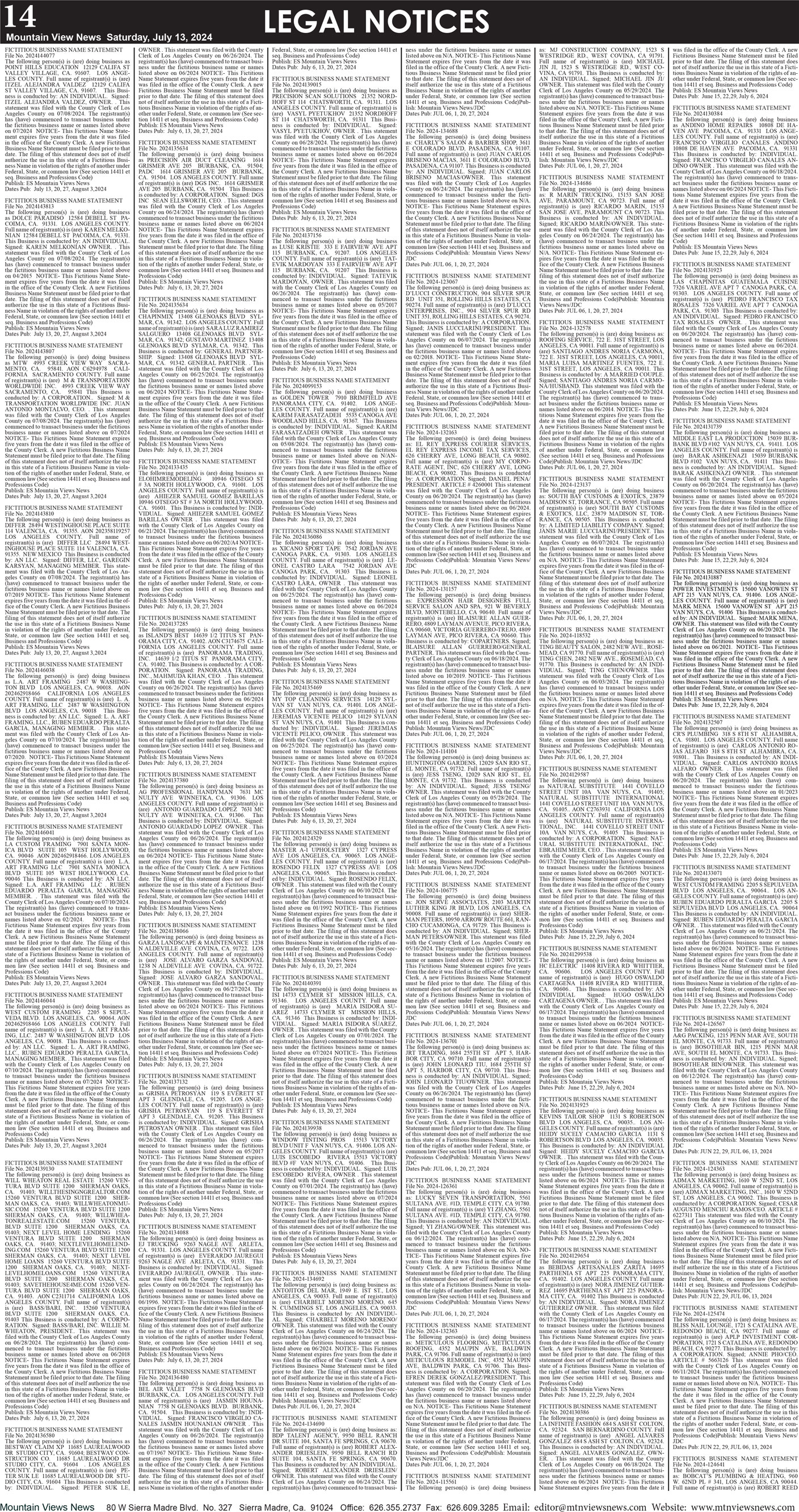 MVNews this week:  Page 14