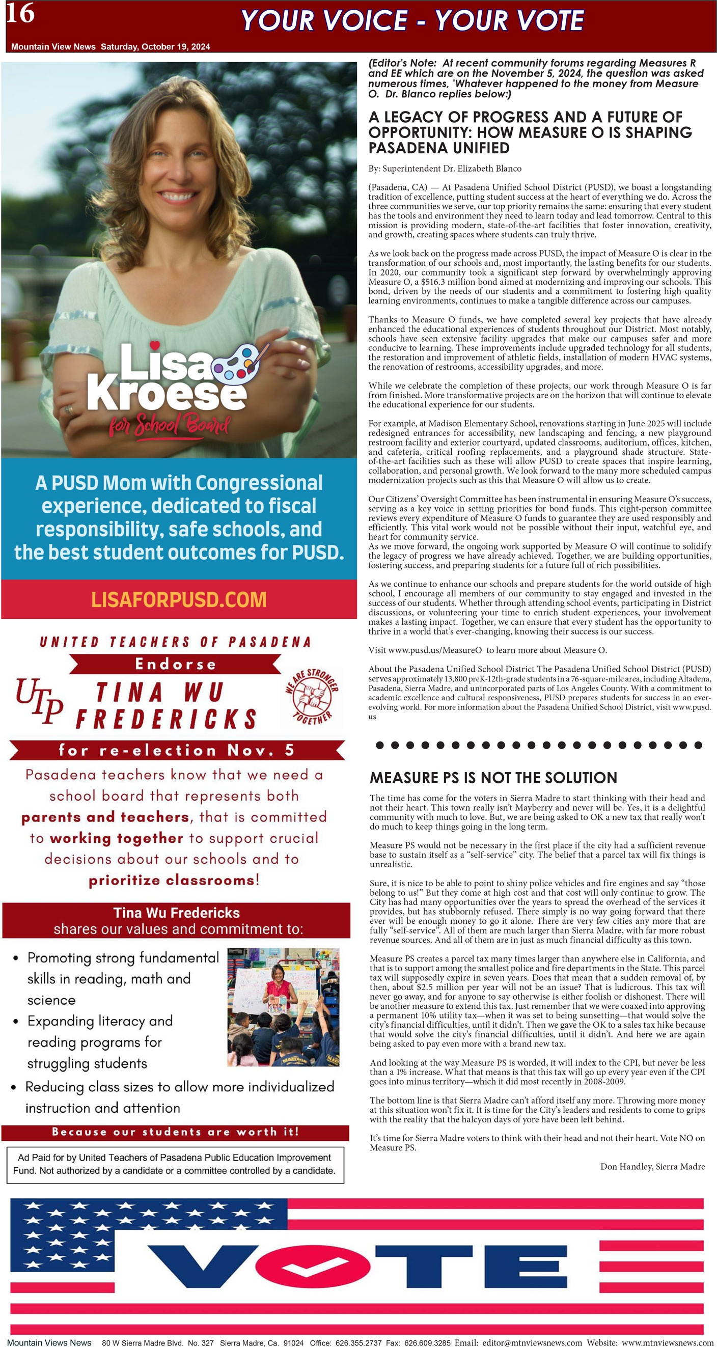 MVNews this week: Page 16