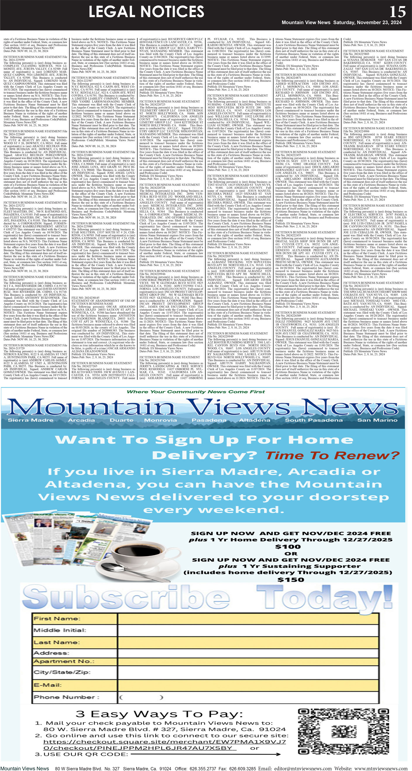 MVNews this week: Page 15