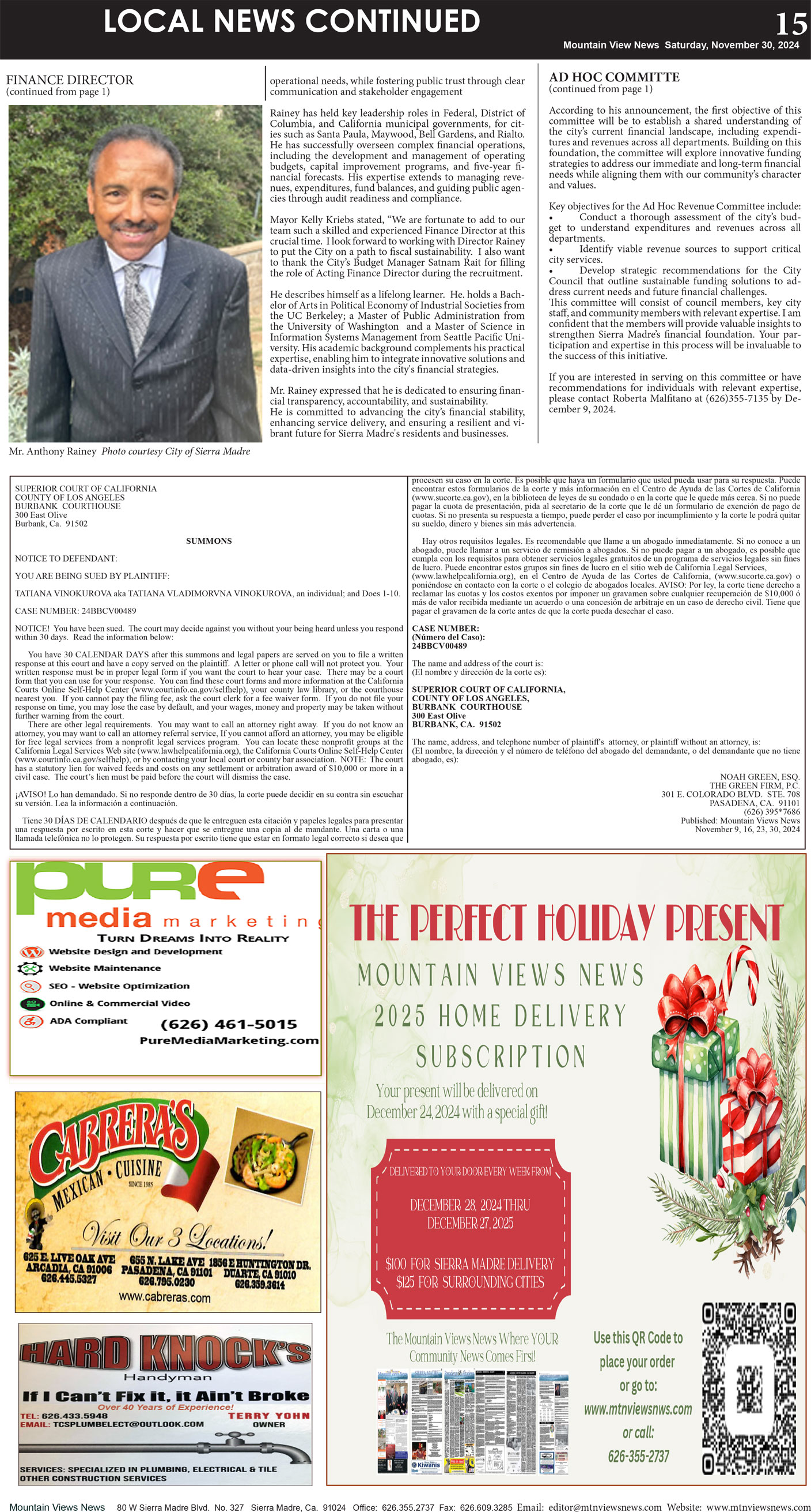 MVNews this week: Page 15