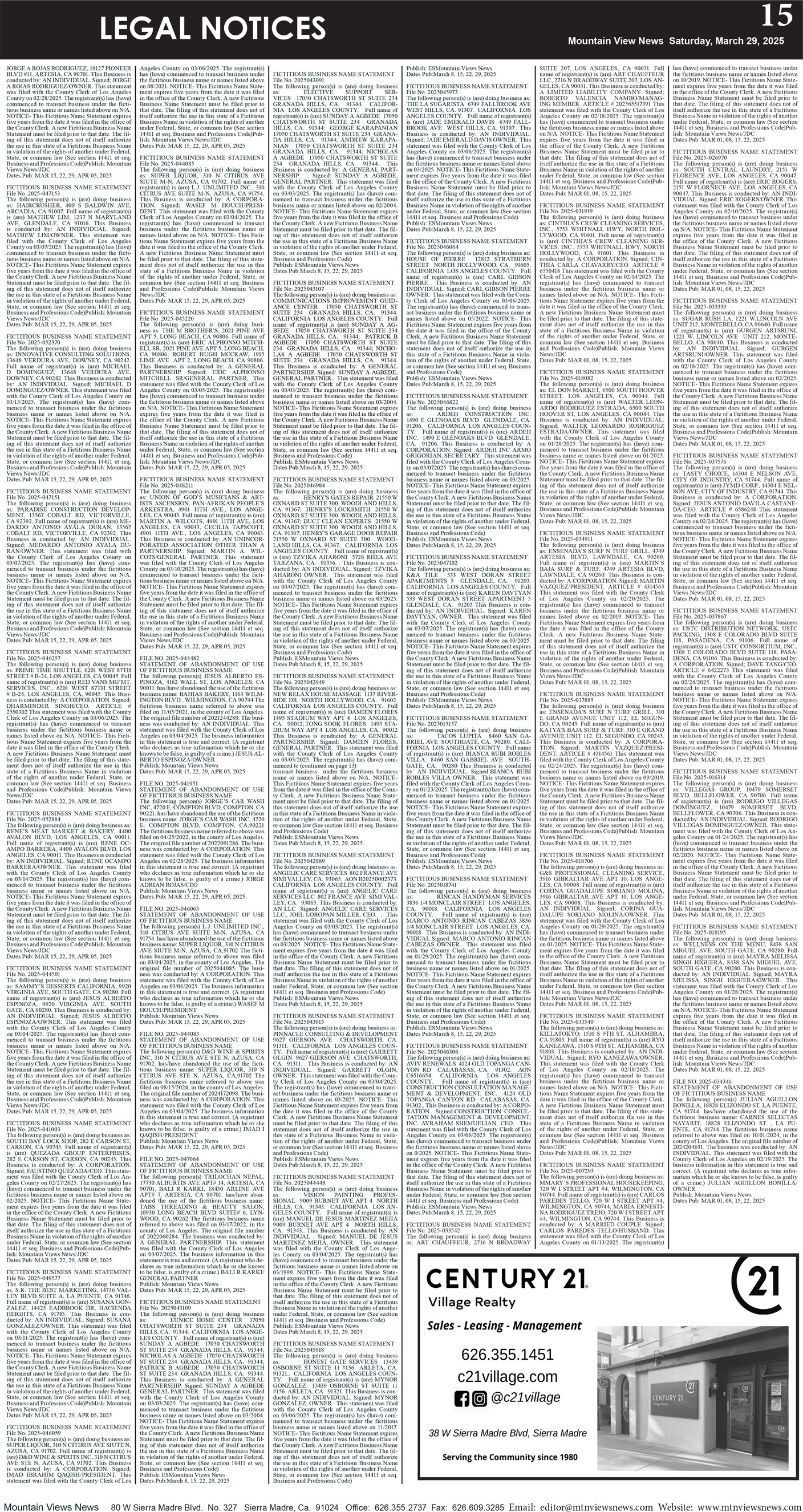 MVNews this week: Page 15