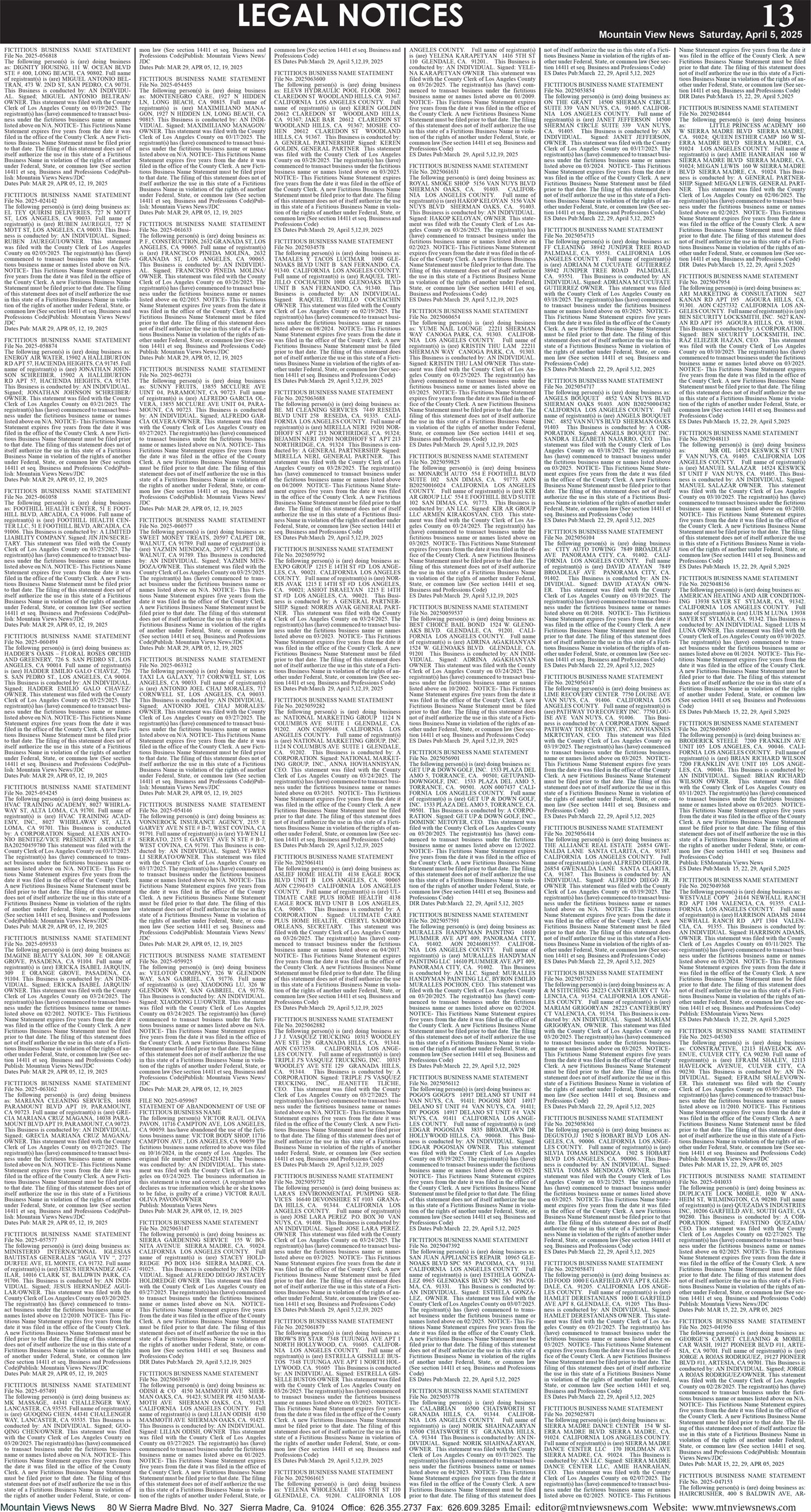 MVNews this week:  Page 13