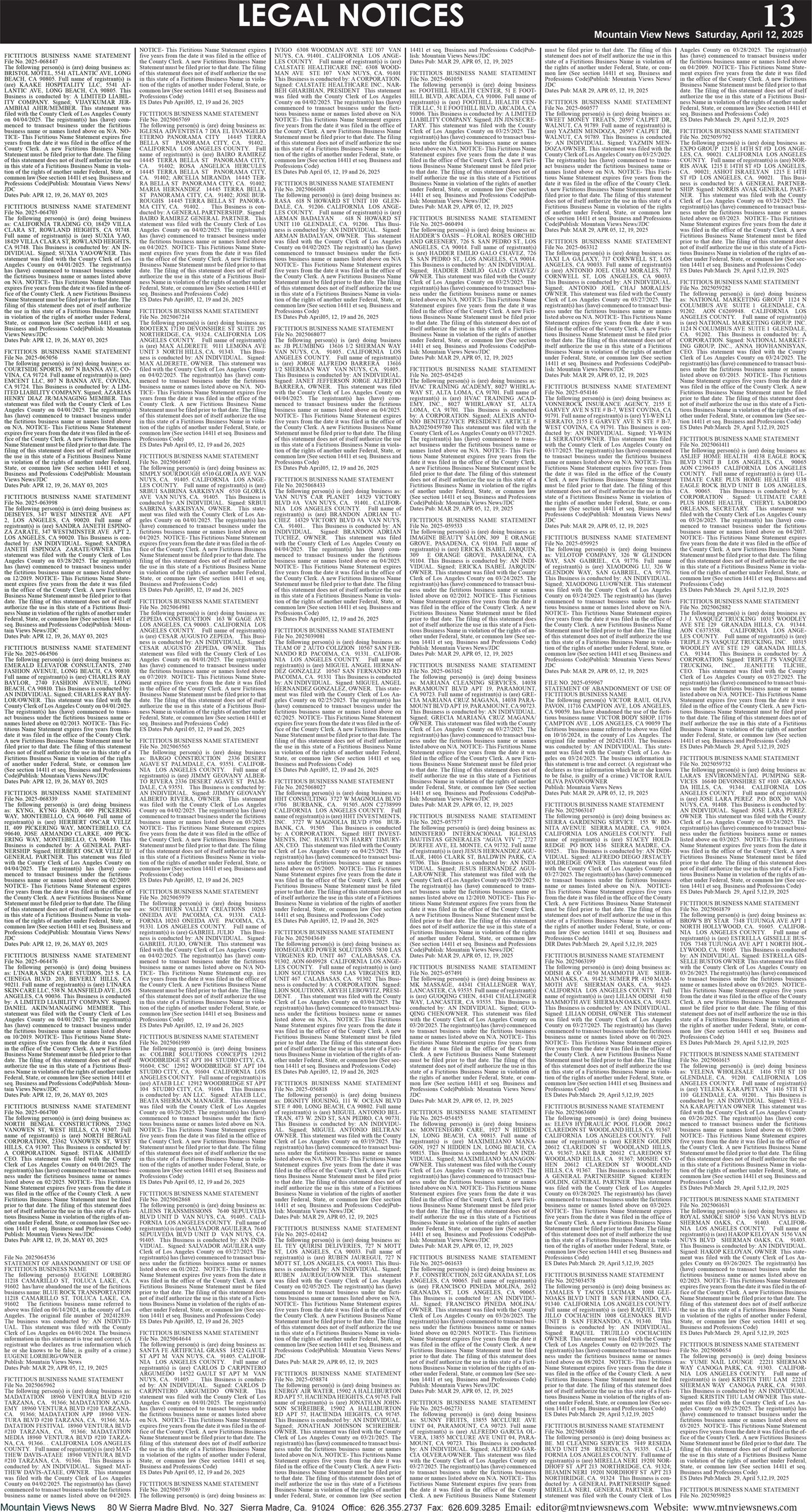 MVNews this week:  Page 13