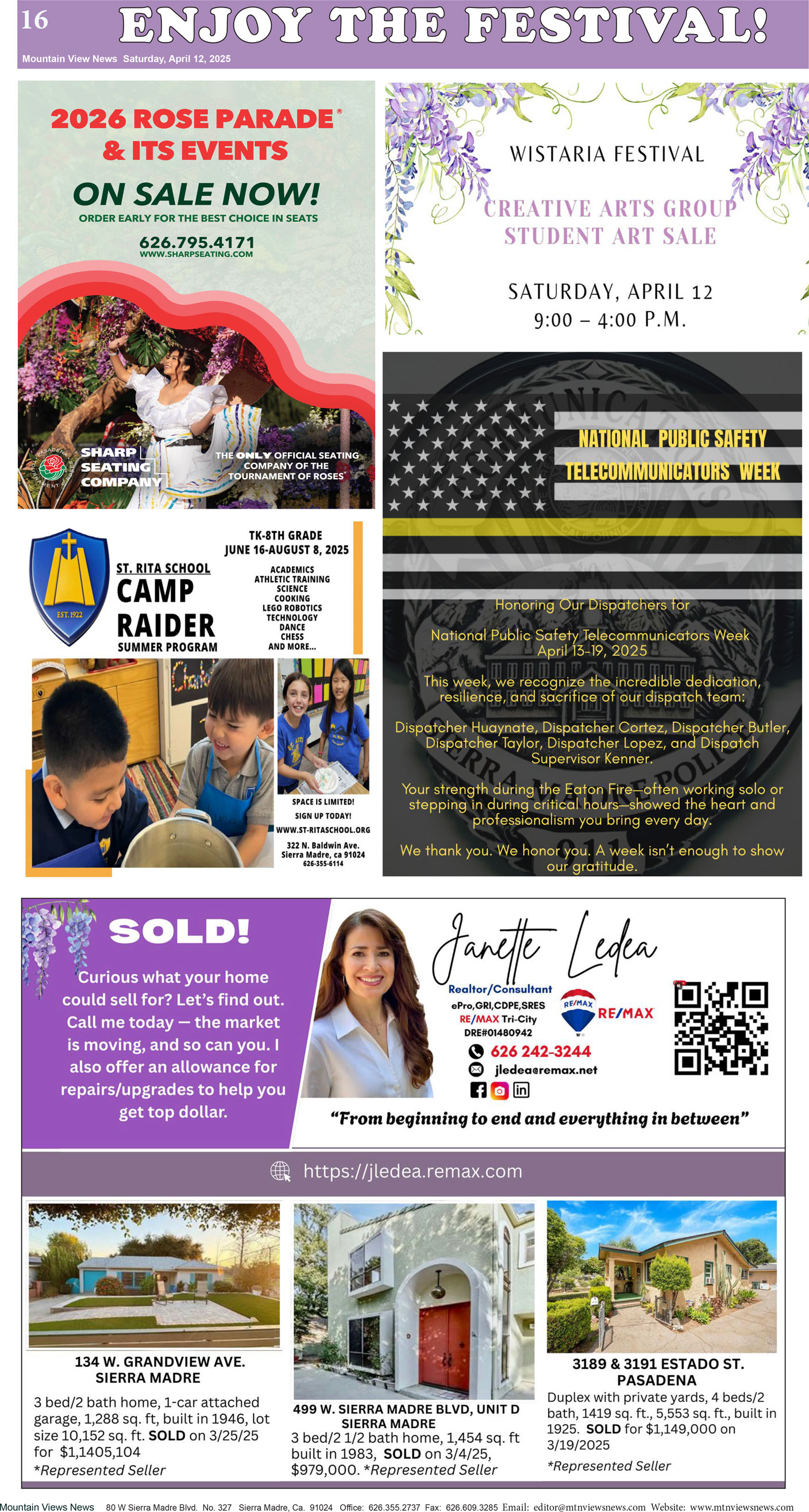 MVNews this week: Page 16