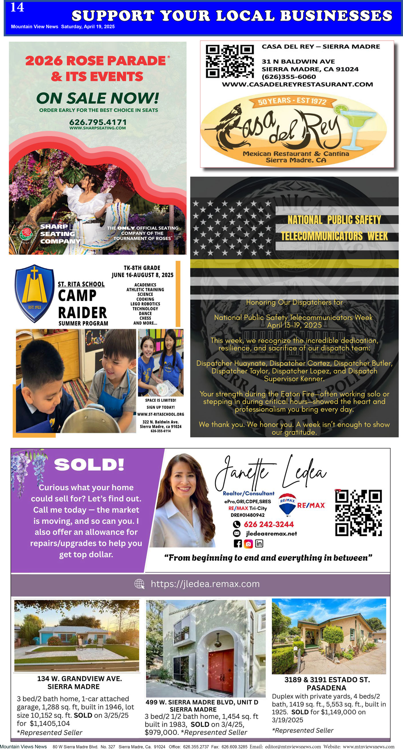 MVNews this week:  Page 14