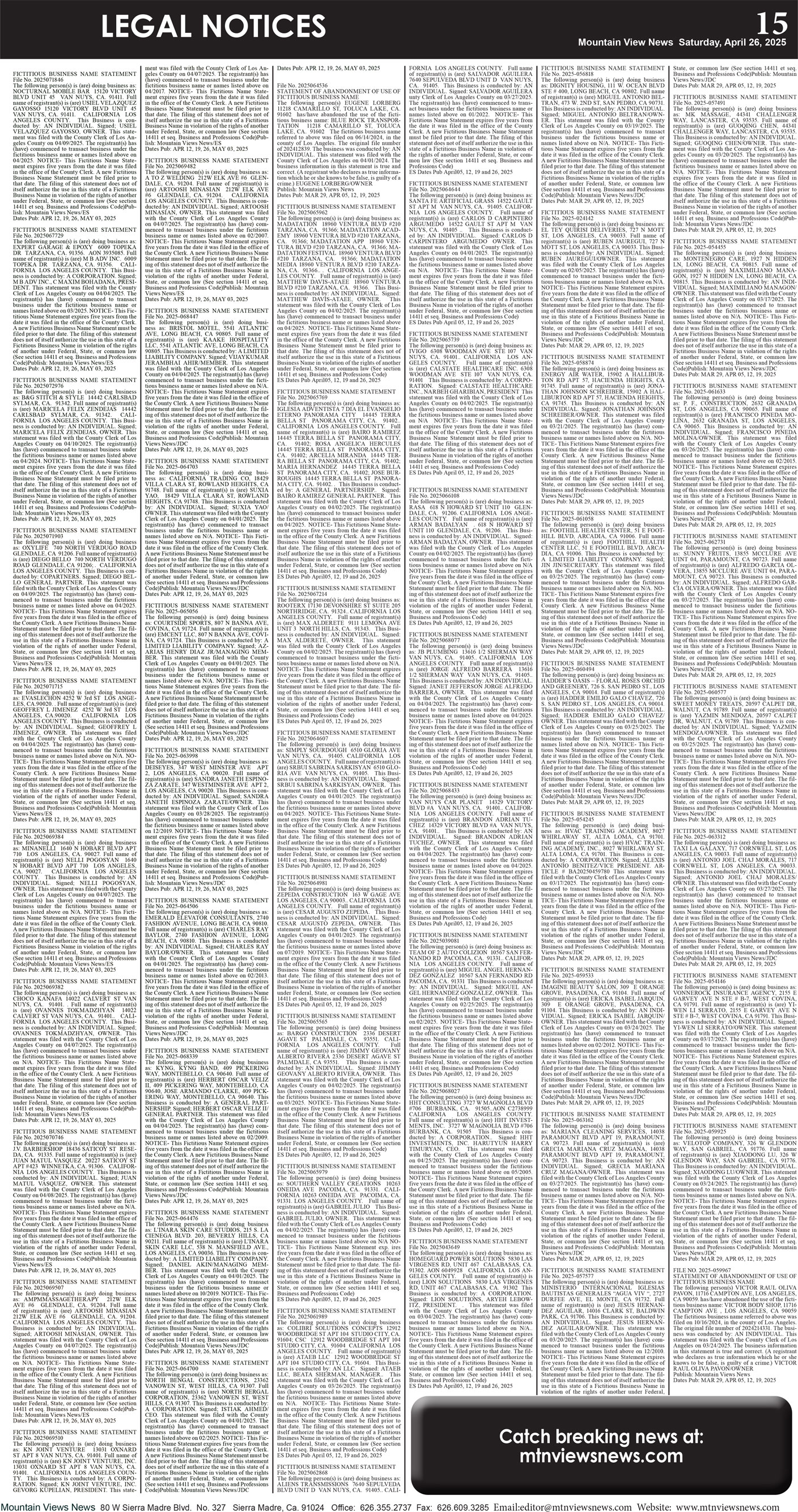 MVNews this week: Page 15