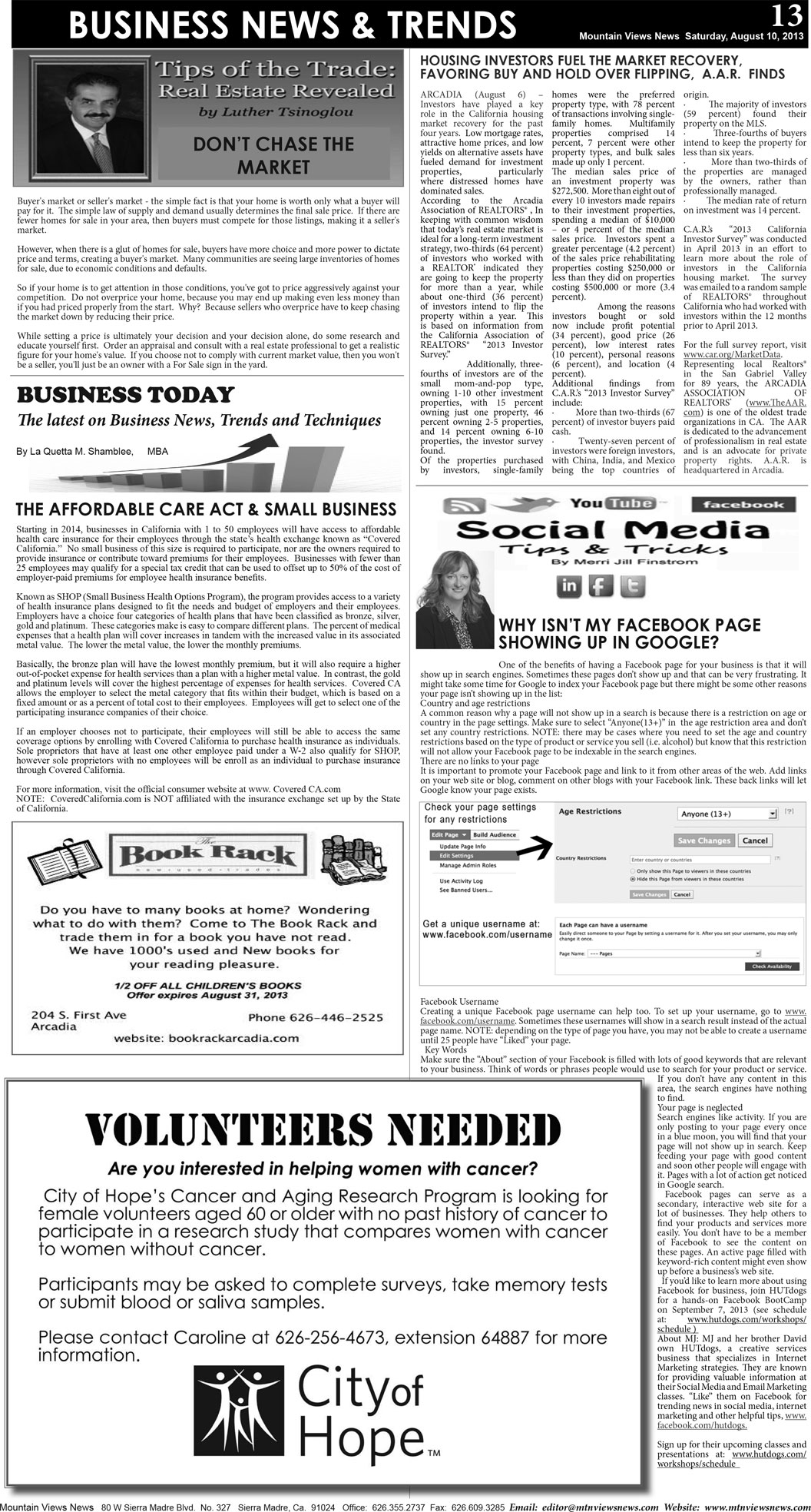 MVNews this week:  Page 13