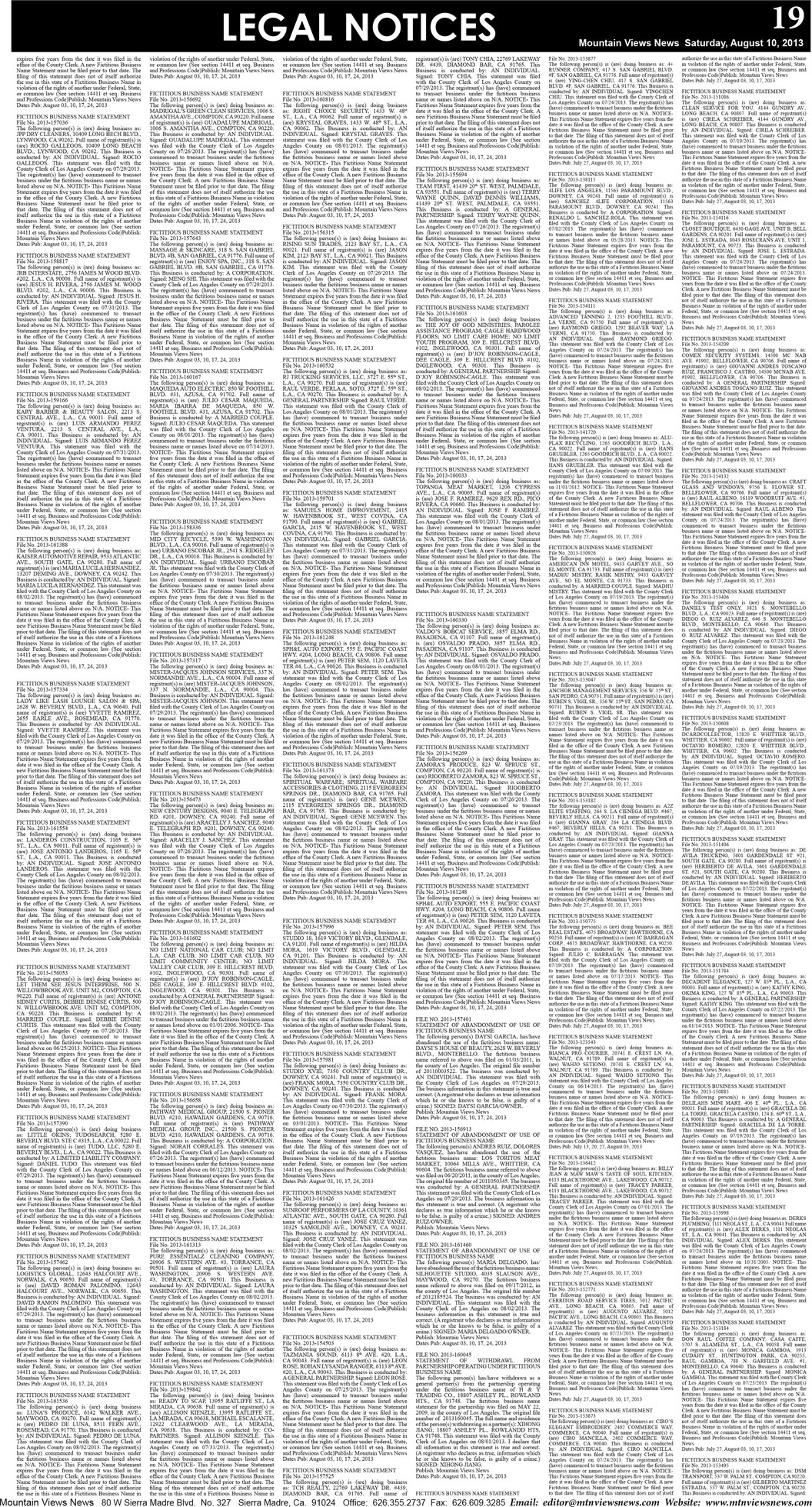 MVNews this week:  Page 19