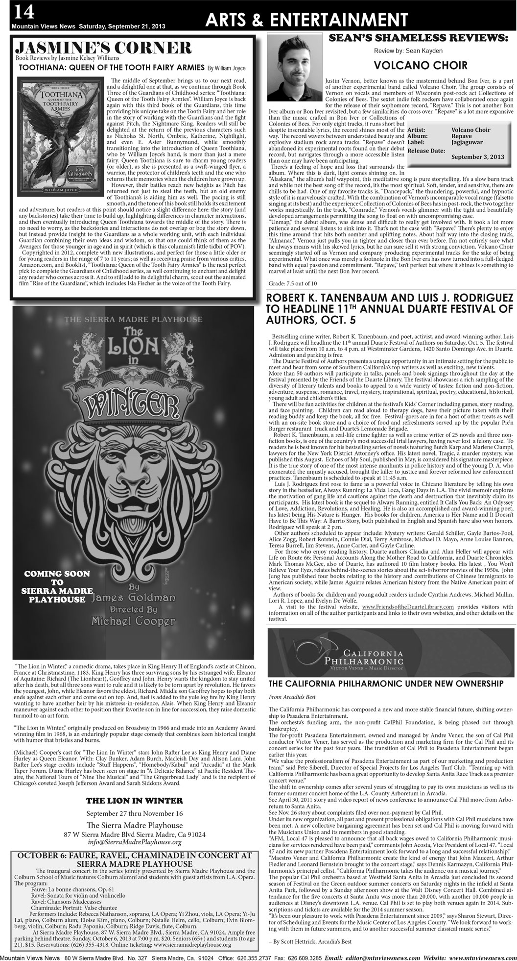 MVNews this week:  Page 14