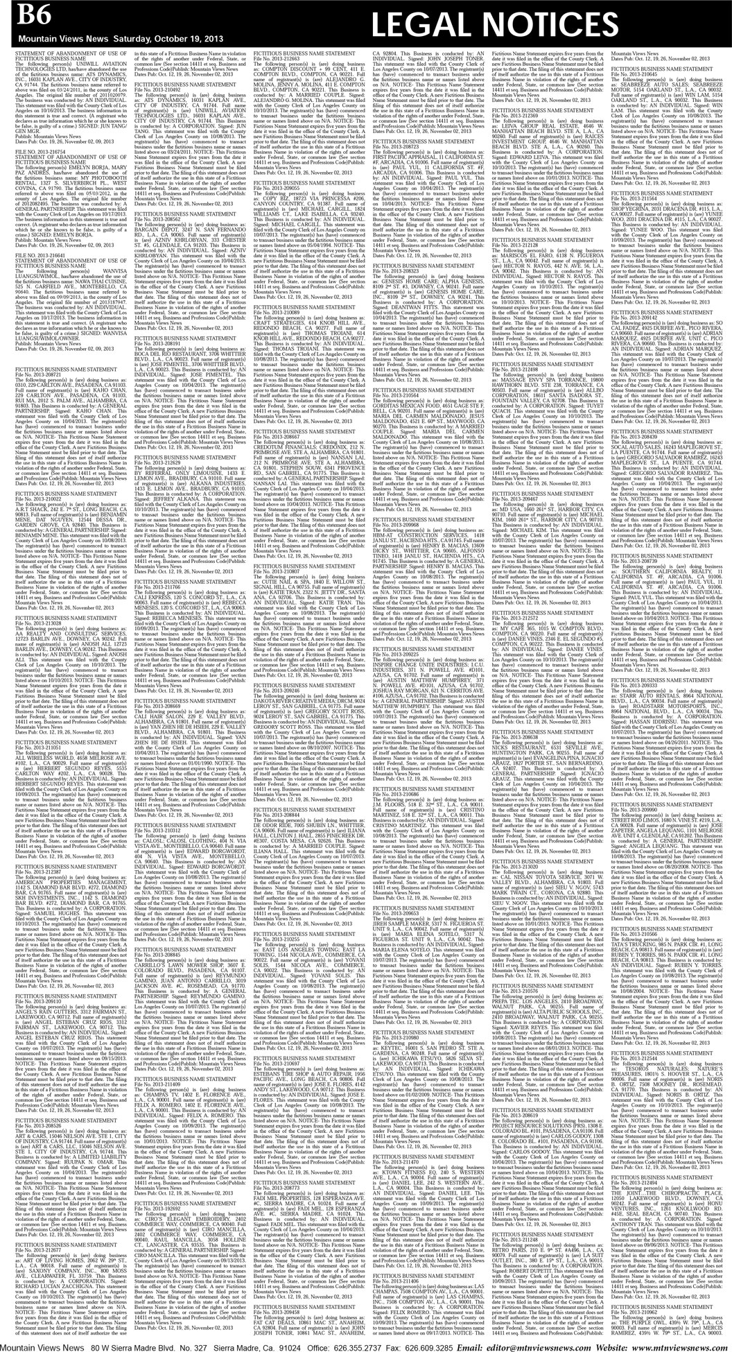 MVNews this week:  Page B:6