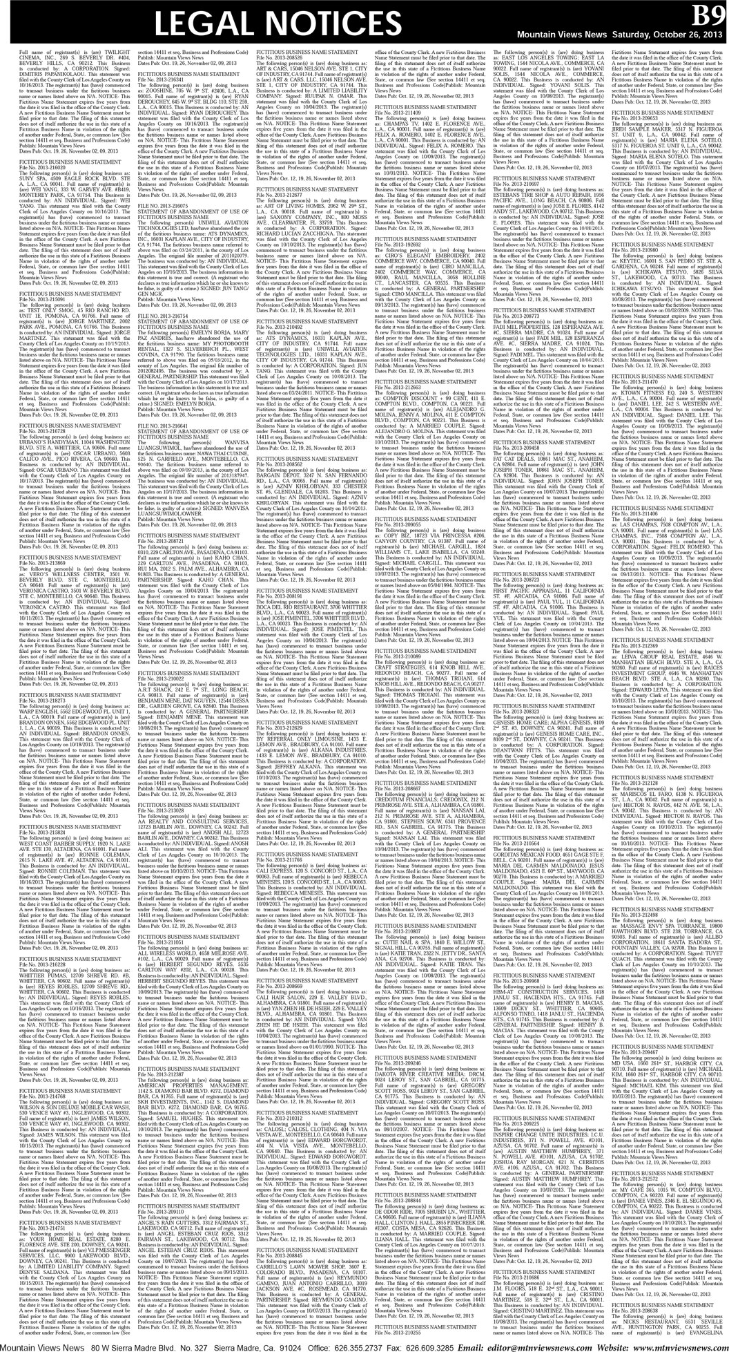 MVNews this week:  Page B:9