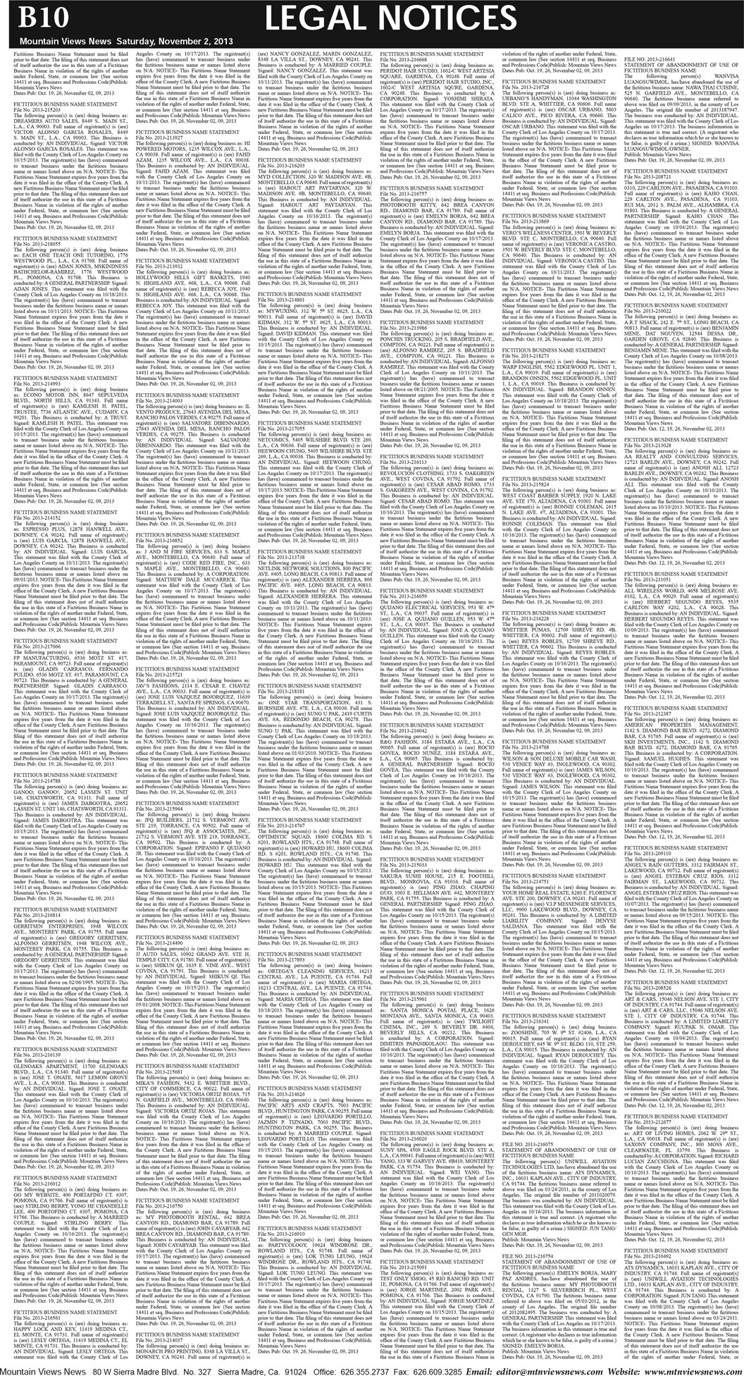 MVNews this week:  Page B:10