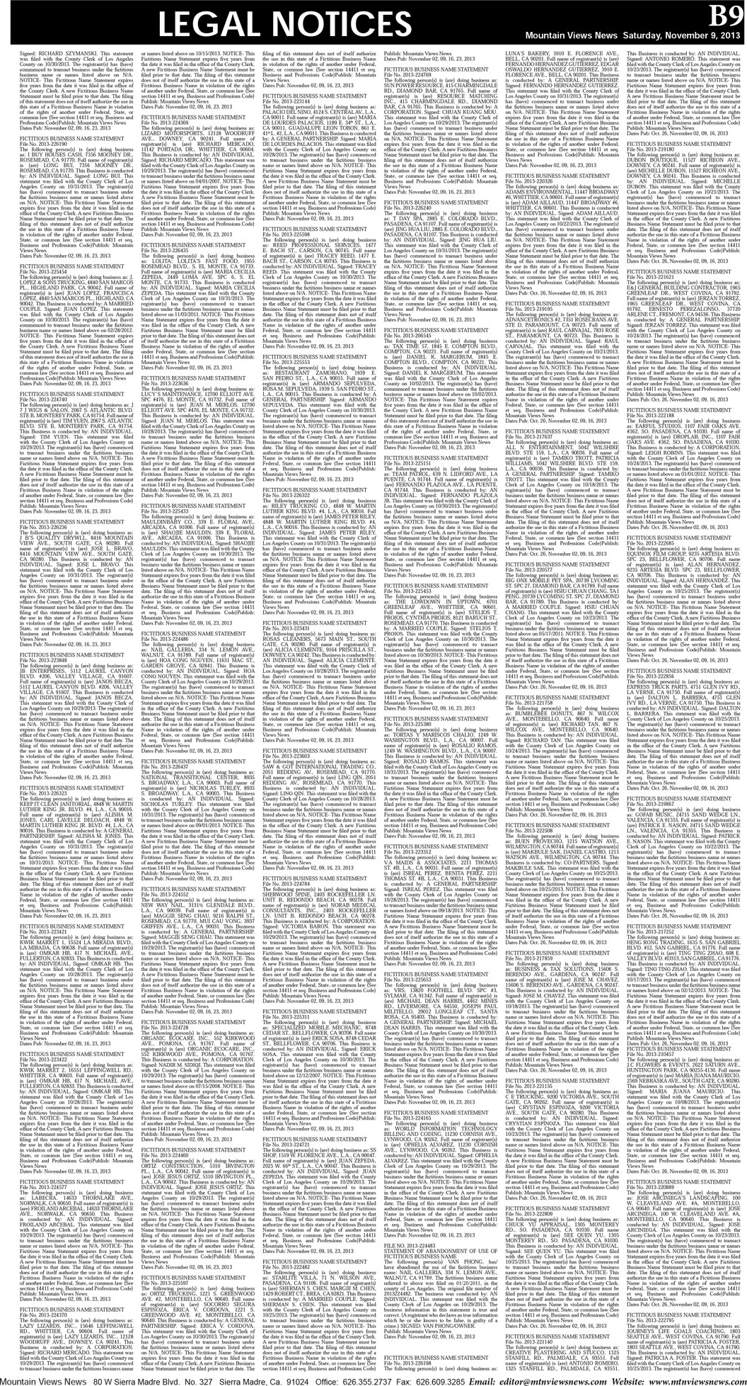 MVNews this week:  Page B:9