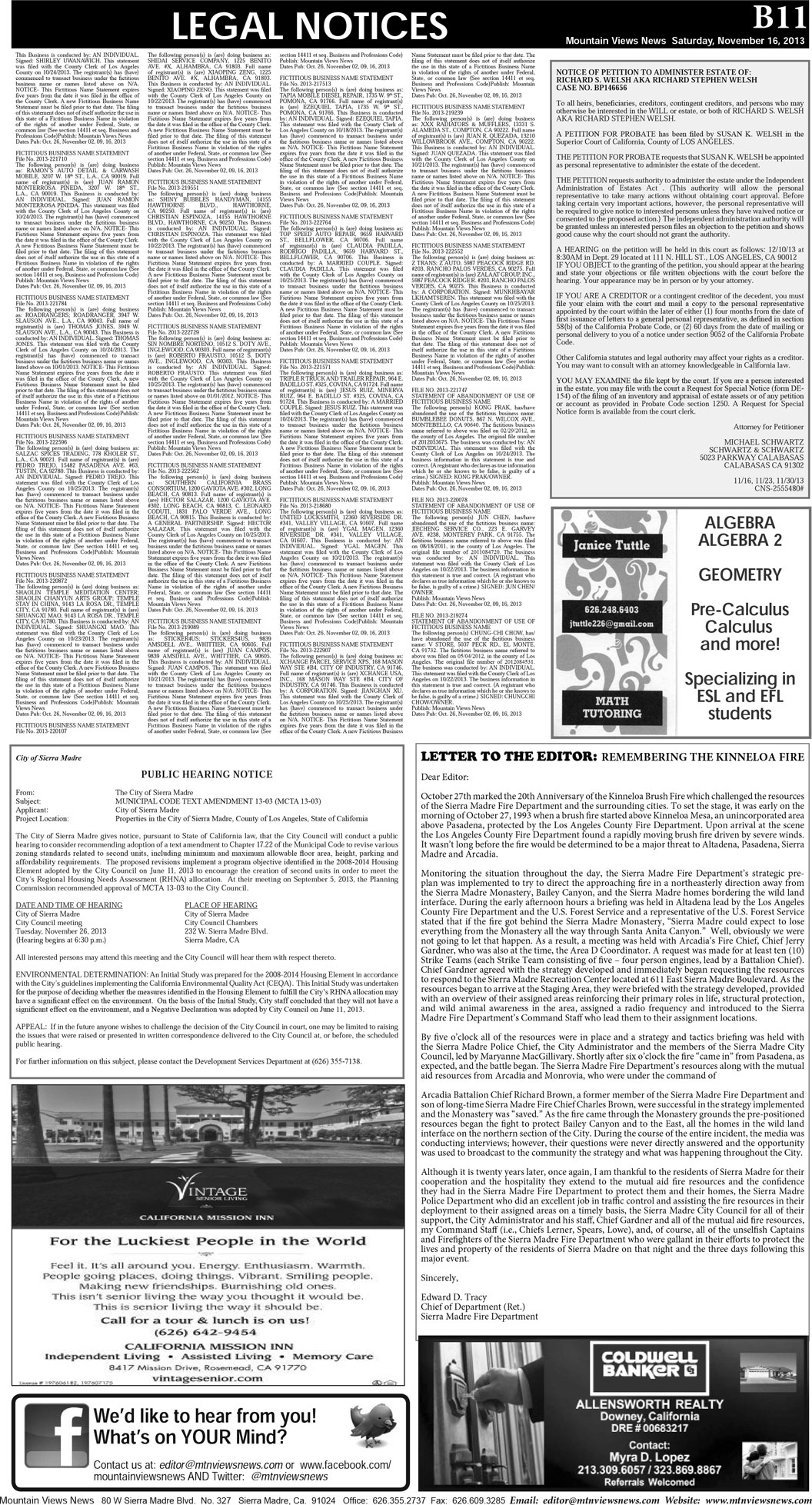 MVNews this week:  Page B:11