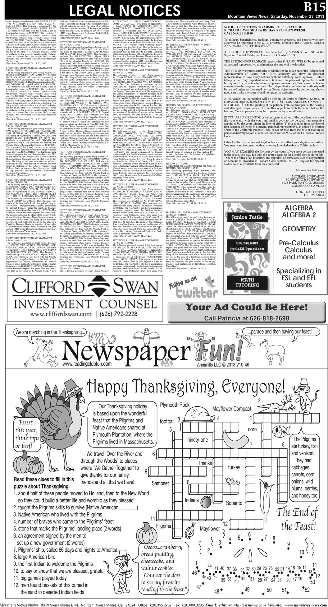 MVNews this week:  Page B:17