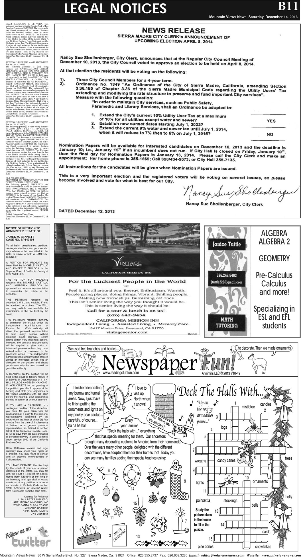 MVNews this week:  Page B:11