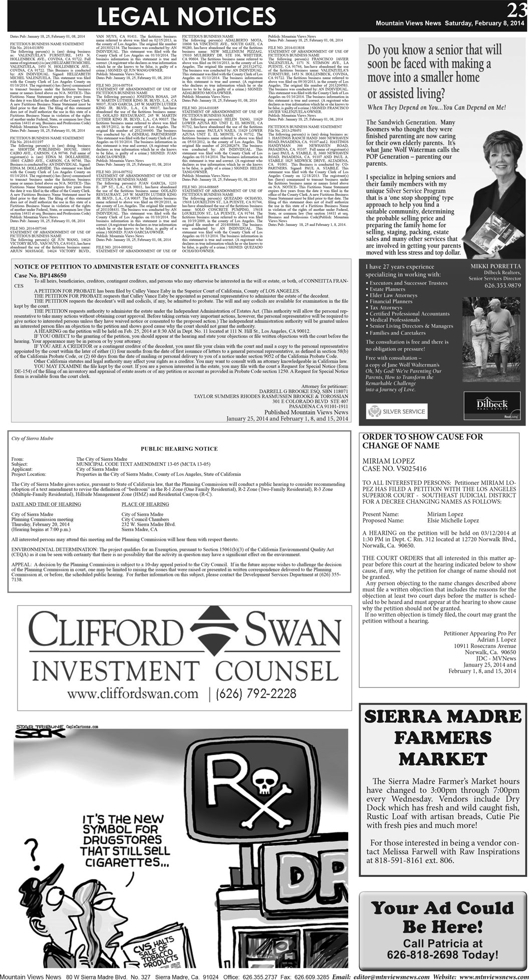 MVNews this week:  Page 23