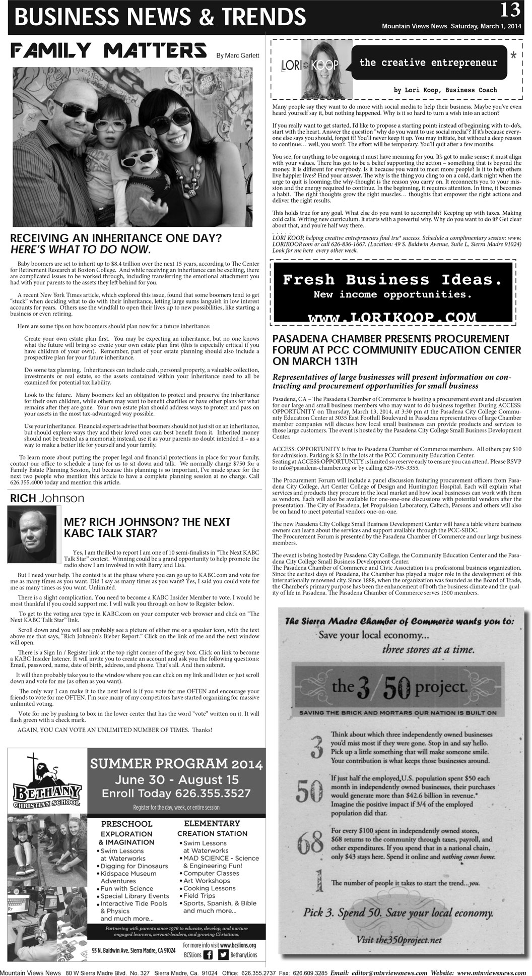 MVNews this week:  Page A:13