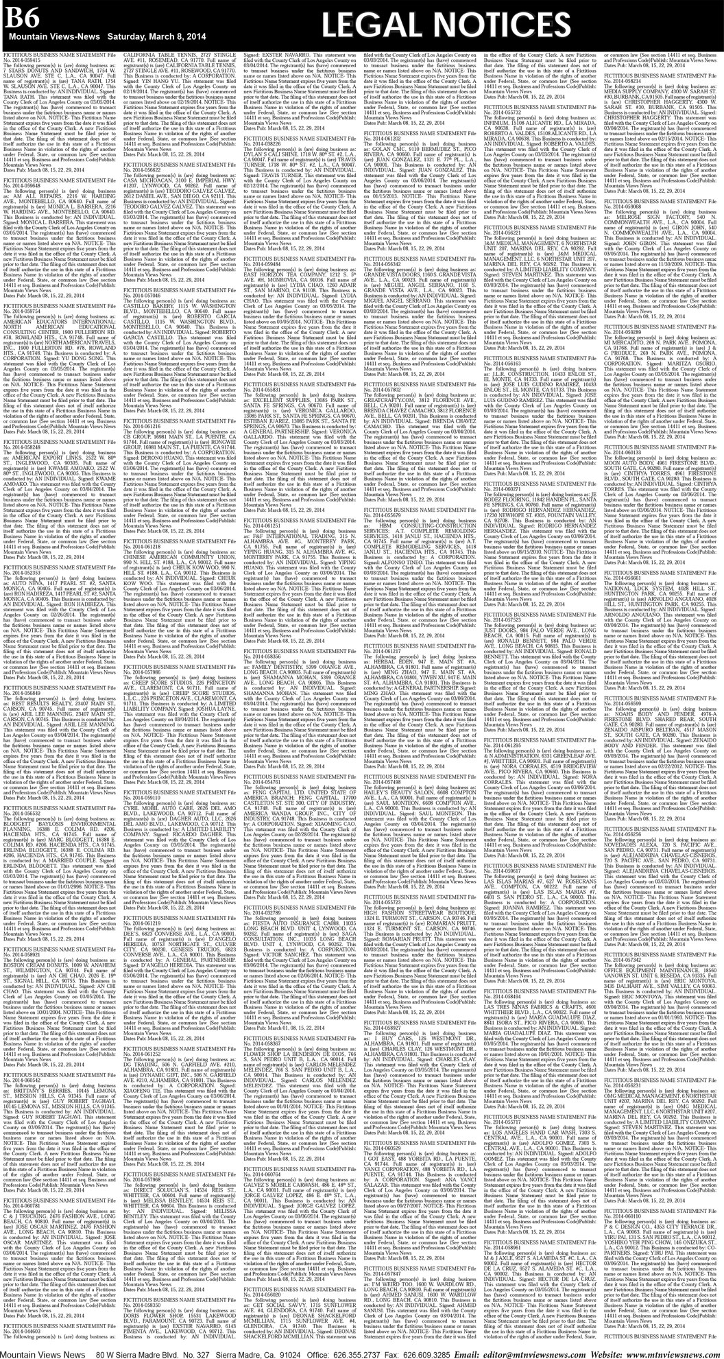 MVNews this week:  Page B:6