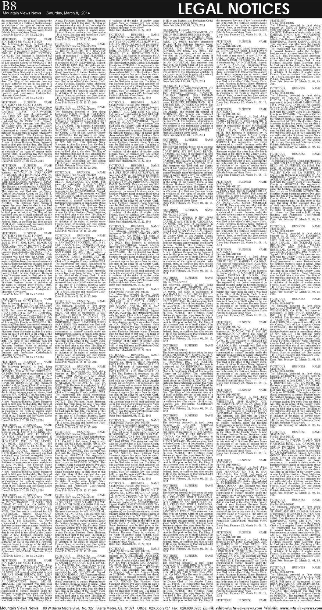 MVNews this week:  Page B:8