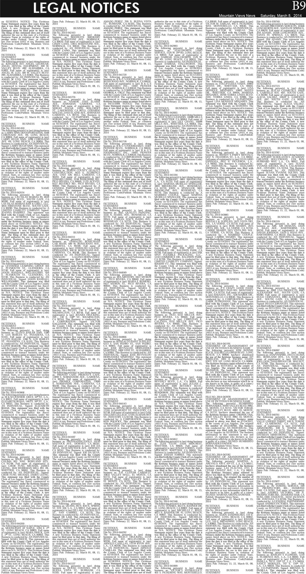 MVNews this week:  Page B:9