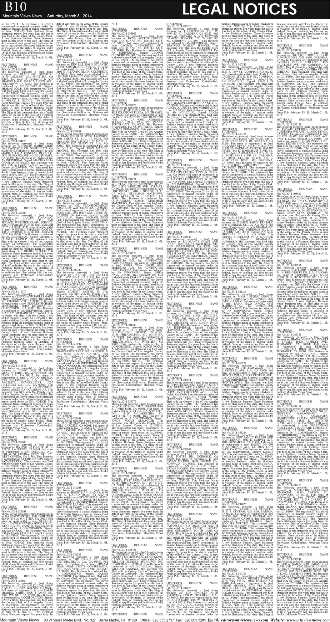 MVNews this week:  Page B:10