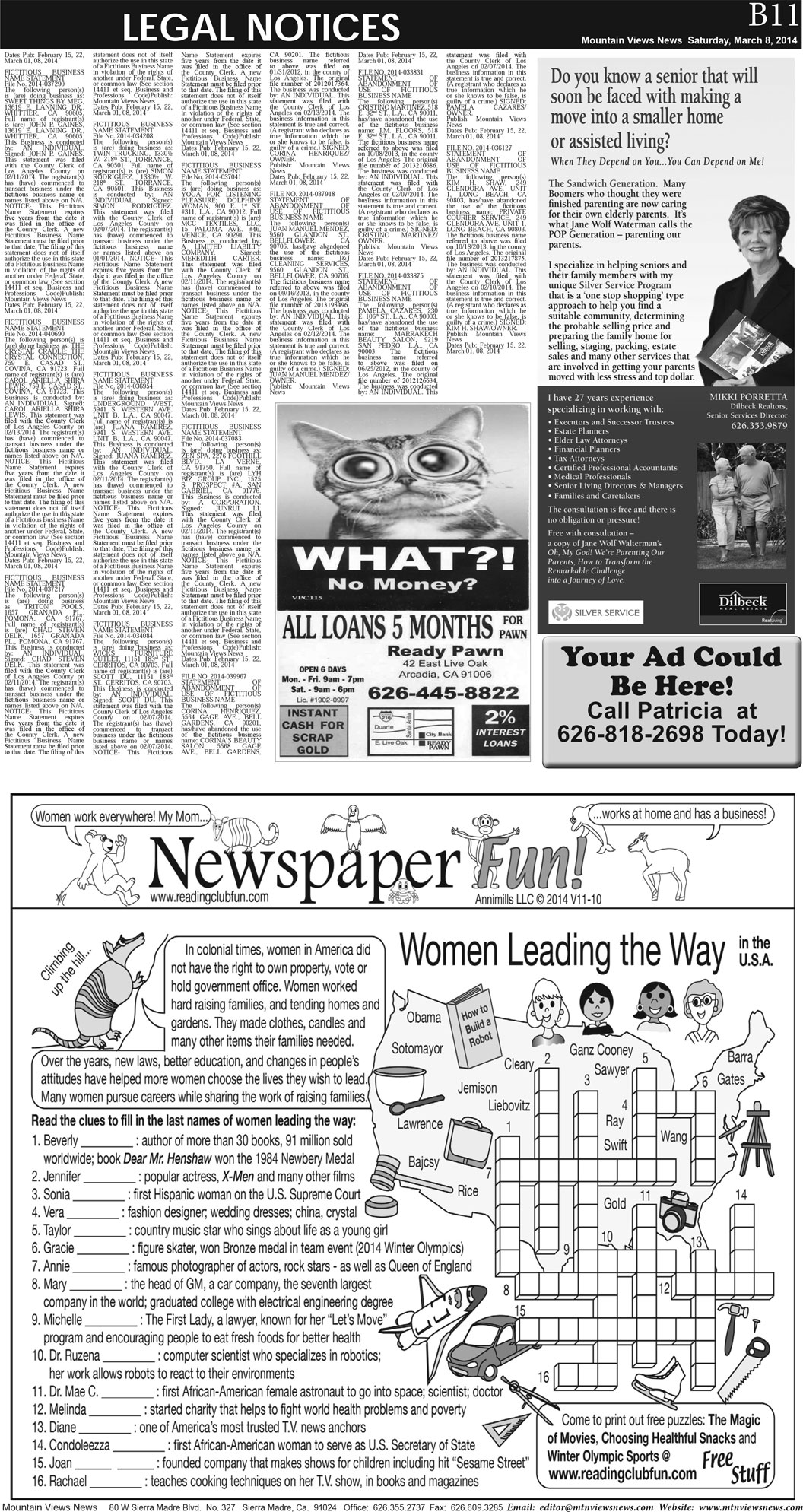 MVNews this week:  Page B:11