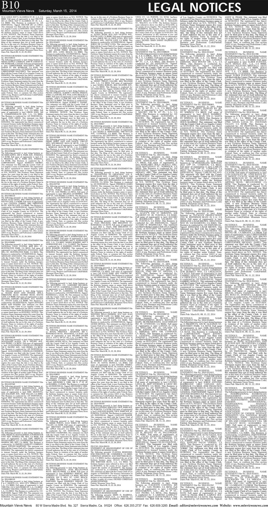 MVNews this week:  Page B:10