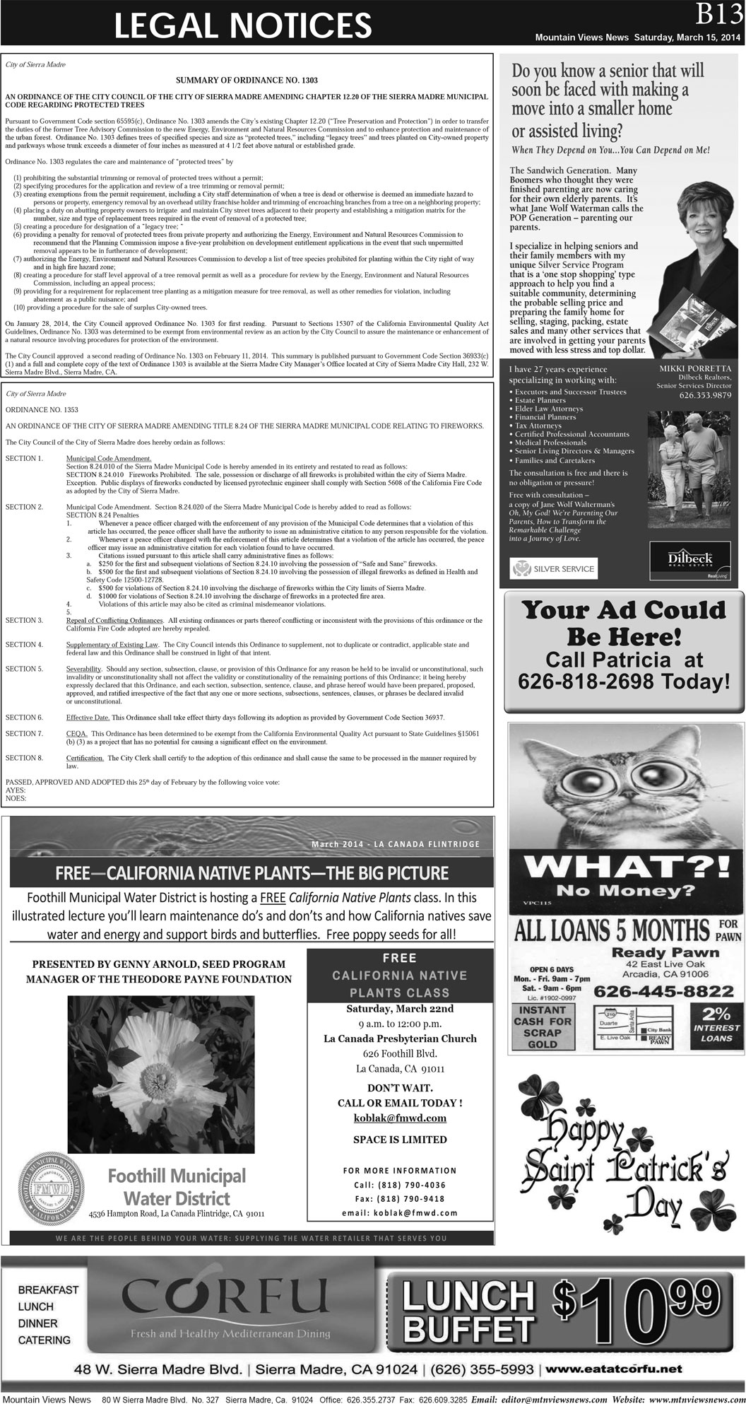 MVNews this week:  Page B:13