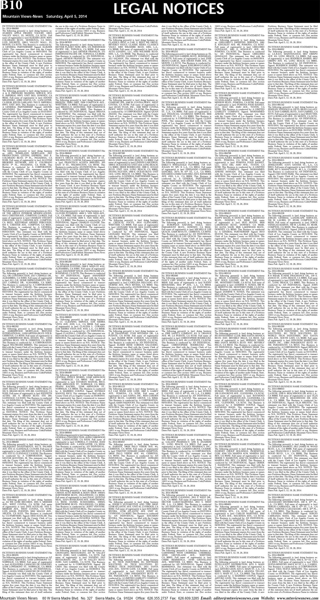 MVNews this week:  Page B:10