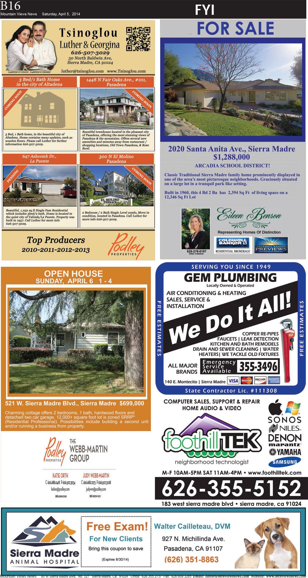 MVNews this week:  Page B:16