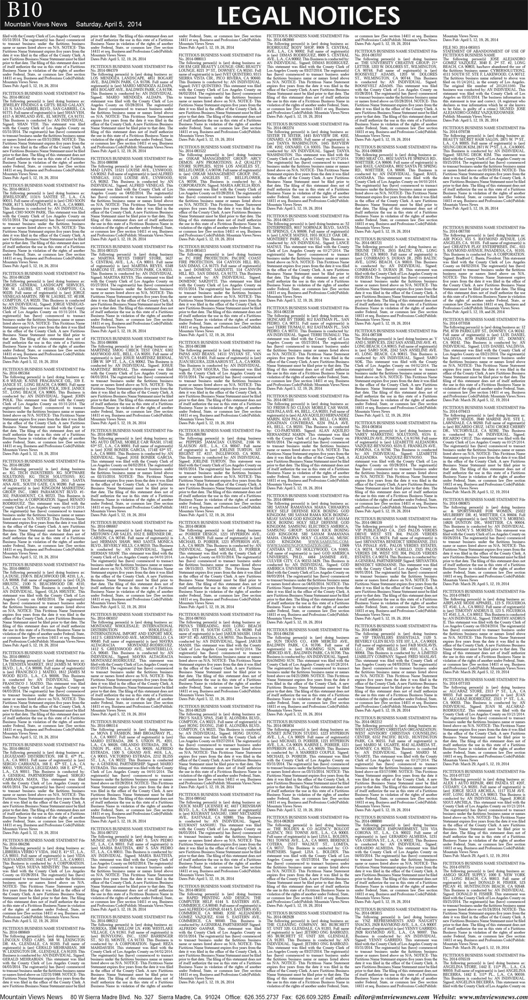 MVNews this week:  Page B:10