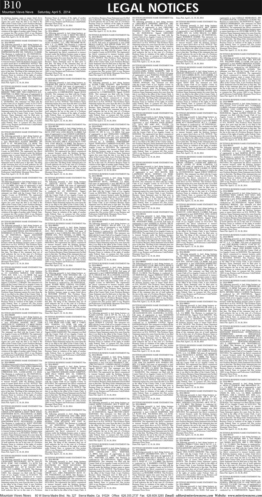 MVNews this week:  Page B:10