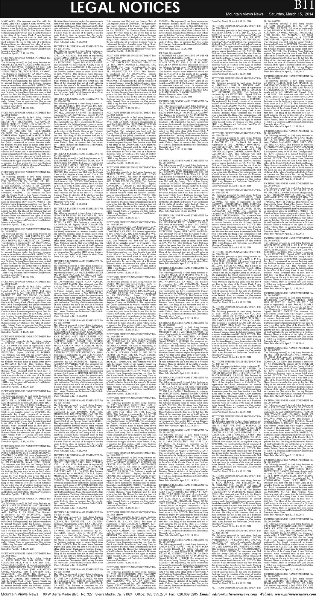 MVNews this week:  Page B:11