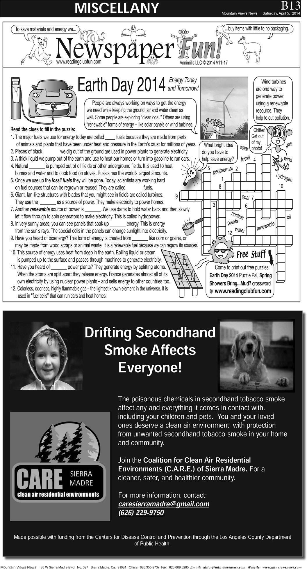 MVNews this week:  Page B:13