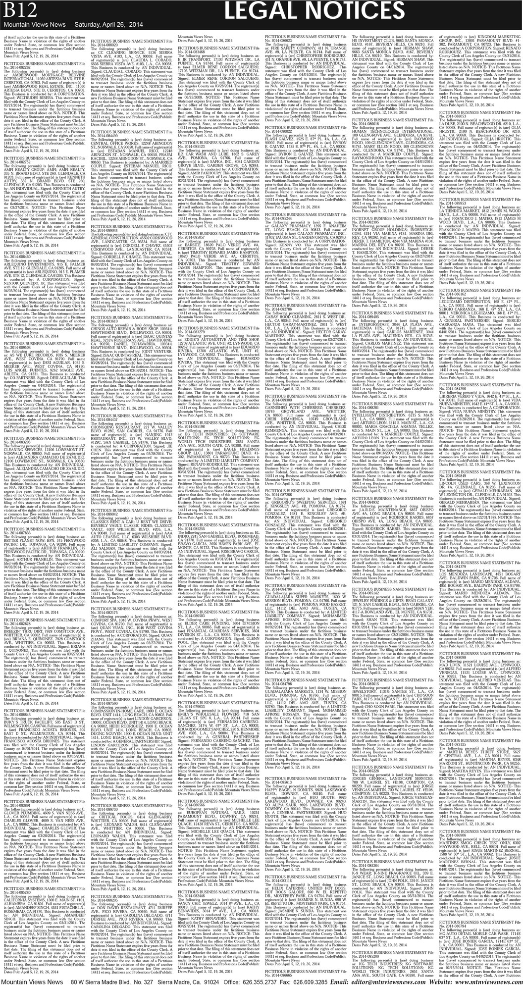 MVNews this week:  Page B:12