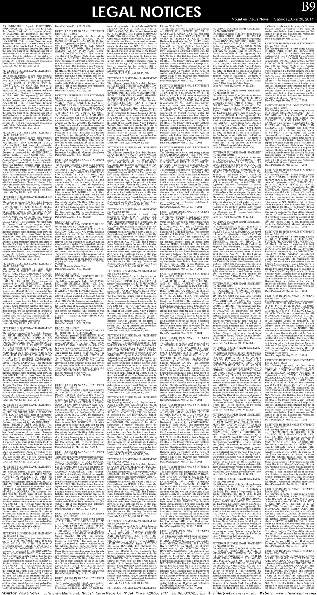 MVNews this week:  Page B:9