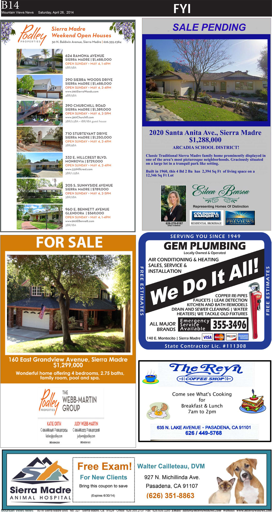 MVNews this week:  Page B:14