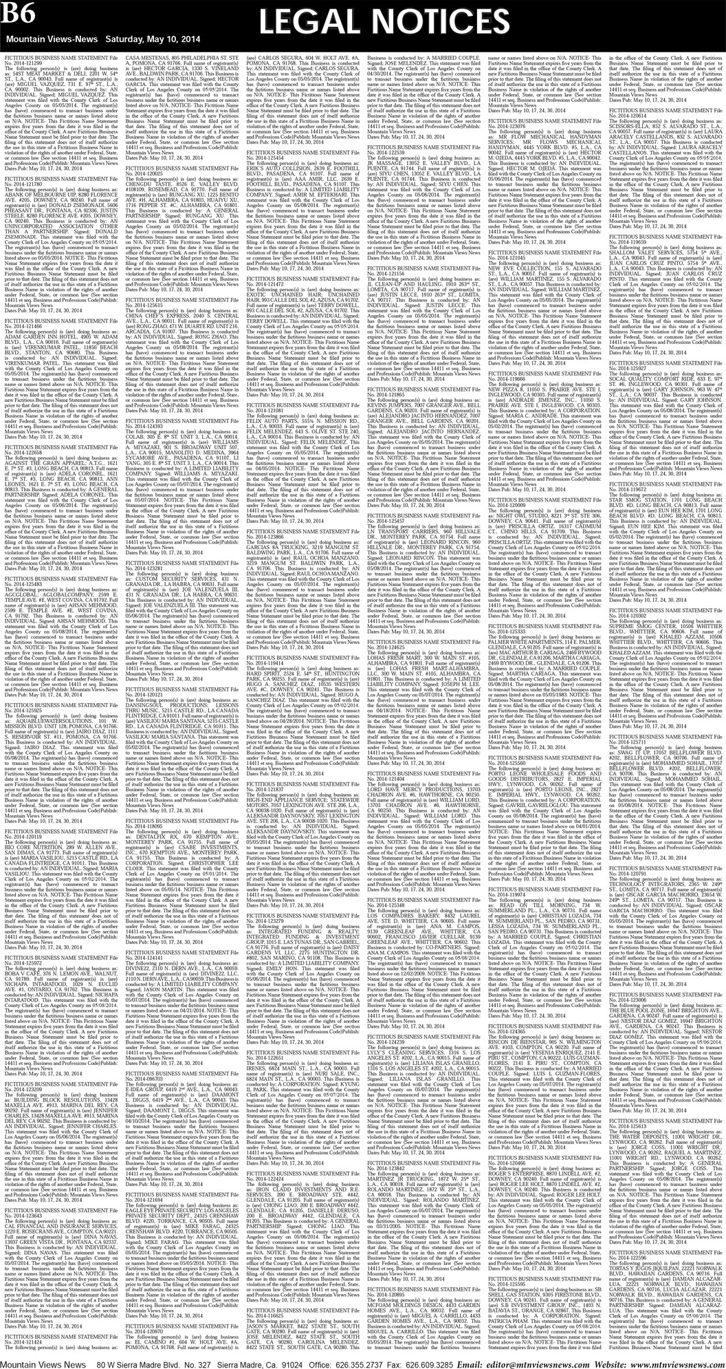 MVNews this week:  Page B:6