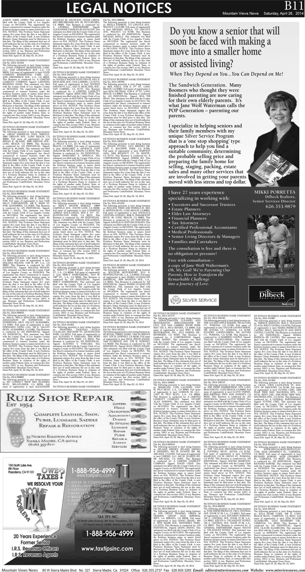 MVNews this week:  Page B:11