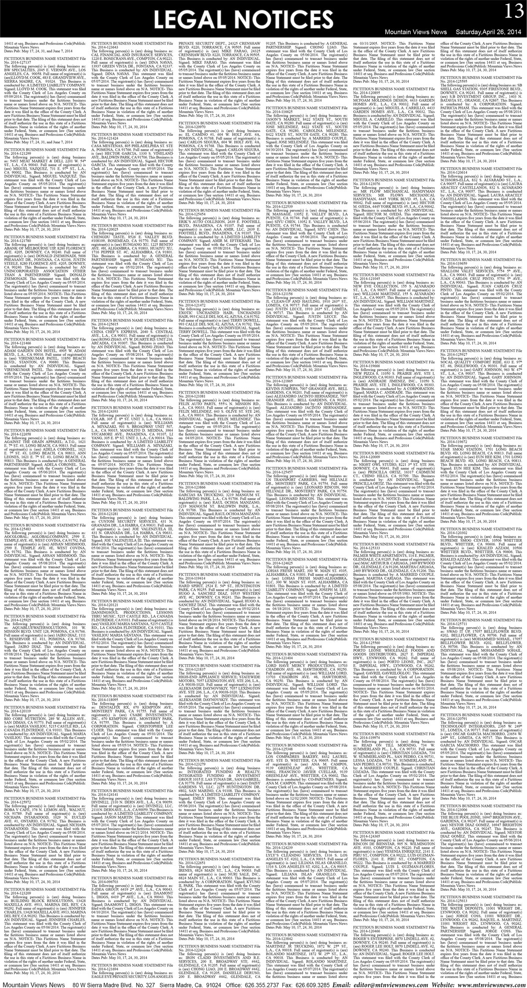 MVNews this week:  Page 13